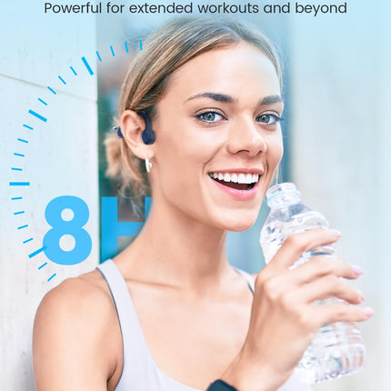 MONODEAL luujuhtivusega kõrvaklapid Bluetooth 5.3 avatud kõrvaklappidega, C-tüüpi laadimisport, IPX6 veekindlad luujuhtivusega kõrvaklapid sörkjooksuks, jalgrattasõiduks, fitnessiks