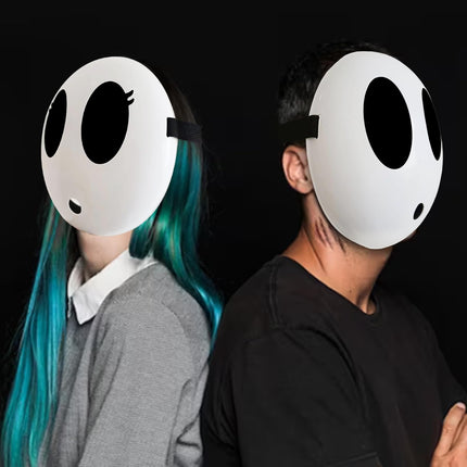 nezababy Häbeliku Kuti Mask Troublemaker Anime Mask Masquerade Ball Mask Cosplay Häbeliku Kostüümi Halloweeni Aksessuaar Sünnipäevapidudeks (Häbeliku Kuti Mask-2PCS)