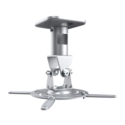 PureMounts Spider-Plus projektori laekinnitus, kallutatav 25°, pööratav, kaugus laest: 225 mm, maksimaalne kandevõime 15 kg, aukude vahe 180-310 mm, hõbedane
