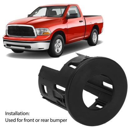 4pcs Parking Sensor Bracket 5LS52TZZAa Front Rear Bumper Parking Sensor Trim Replacement For Ram 1500 2014-2018
