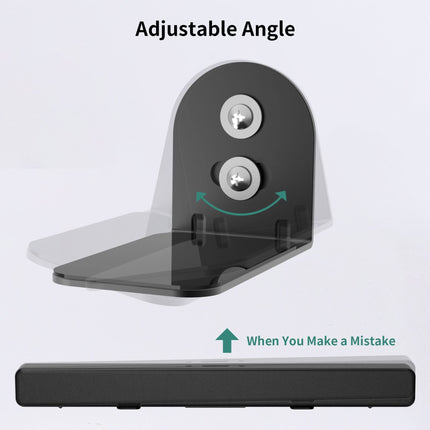 HomeMount universaalne heliriba seinakinnitus - reguleeritav heliriba kronstein, ühildub Fire TV, Samsungi, TCLi, LG, Vizio, Polk Audio, Klipschi, Insignia, JBL-i ja Sony heliribadega
