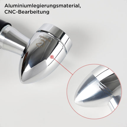 evermotor kroomitud 3-ühes mootorratta suunatuled, 2 tk, E-heakskiiduga E32, CNC protsess, 12V, elektrimootorratta ja tõukeratta jaoks, universaalne mini-LED-kuulvalgustusega alumiiniumkest, merevaigukollane ja punane