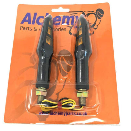Alchemy Parts mootorratta LED suunatuled - väga eredad - homologeeritud/E-heakskiiduga 1 paar