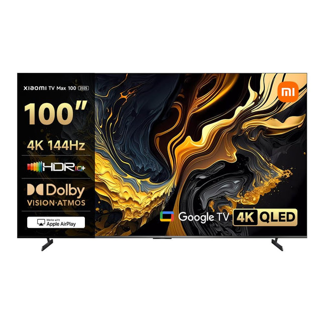 Xiaomi TV MAX 100 2025, Google TV, 100 tolli, QLED, 144Hz, nutiteler, Dolby Vision