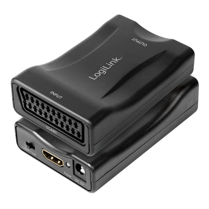 LogiLink CV0160 - Videomuundur, Scart (emane) - HDMI (emane), Full HD kuni FHD 1080p, must