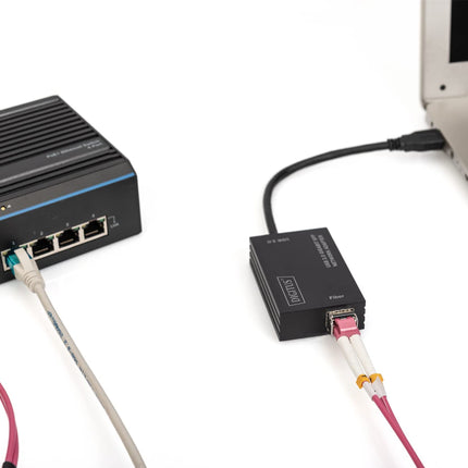 DIGITUS USB3.0 Gigabit SFP Network Adapter requires additional SFP module