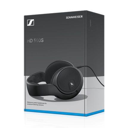 Sennheiser HD 560S, avatud referentskõrvaklapid helihuvilistele, kõrvapealsed, mustad