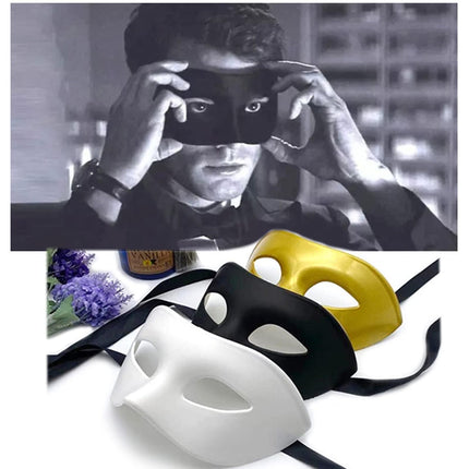 Meeste ja naiste Veneetsia Rooma peo poolnäo, silmadega, kreeka stiilis mütoloogilises stiilis maskeraadimask, mis sobib Halloweeni jõuludeks, Mardi Gras peoks