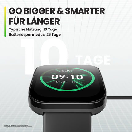Amazfit Bip 5 46mm nutikell pulsimõõtjaga, 120 spordirežiimiga, Bluetooth-kõne, GPS ja 4 satelliidi positsioneerimissüsteemiga, töötab Alexaga, SpO2 monitor, 10-päevane aku tööiga