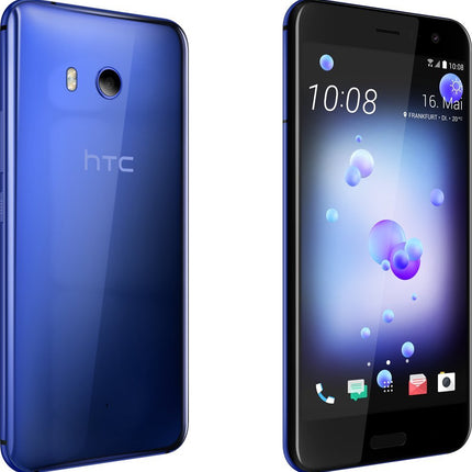 HTC U11 nutitelefon (13,97 cm (5,5 tolli), 16 MP esikaamera, 64 GB salvestusruum, Android) safiirsinine, Alexa integratsiooniga