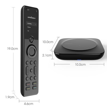 SofaBaton X1S Universal Remote Control with Hub - Bluetooth, IR &amp; 2.4GHz - Customizable Activities for Alexa