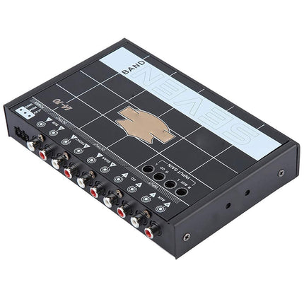Autoaudio ekvalaiser, autoaudio stereo ekvalaiser 7-ribalise helisüsteemiga
