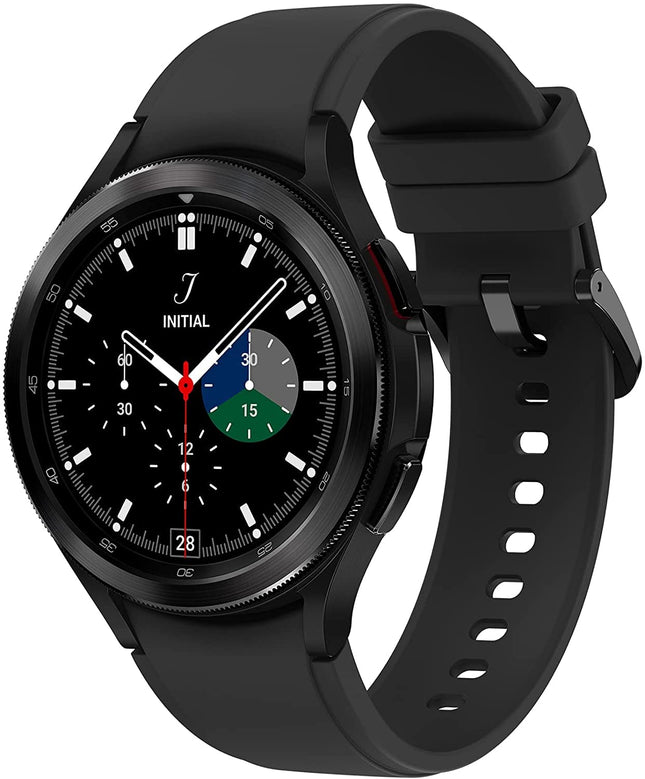 Samsung Galaxy Watch4 Classic, Round Bluetooth Smartwatch, Wear OS, Rotating Bezel, Fitness Watch, Fitness Tracker, 46 mm, Black (German Version)