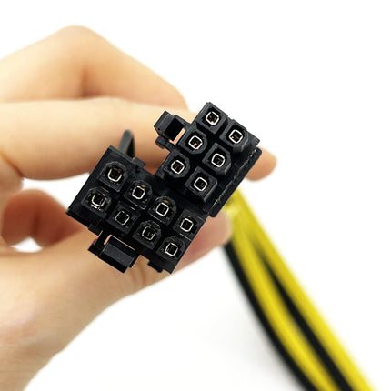 LeHang 6X 6-pin PCI-E kuni 8-pin (6+2) PCI-E (isas-isas) GPU toitekaabel (50cm), kaarti ei kuulu komplekti