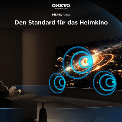 TCL 55C61KS 55-tolline QD-Mini LED-teler, 4K UHD, nutikas Google TV Dolby Atmosega, Onkyo 2.1 helisüsteem, Game Master