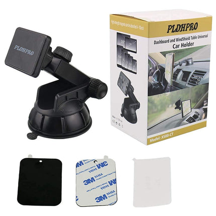 PLDHPRO autotelefoni ja tahvelarvuti magnetiline hoidik, armatuurlauale esiklaasile kinnitatav autokinnitus, 360° pööratav, TPU iminapaga kleepuv geel, iPhone'ile, iPadile, suurus 4"-13" tahvelarvutitele