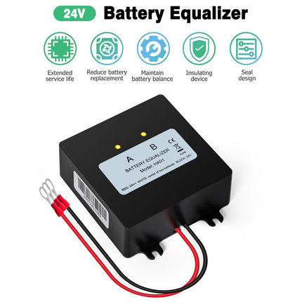 Jadeshay aku ekvalaiser, 24 V aku ekvalaiser 2 x 12 V päikesesüsteemi aku tasakaalustaja plii-happe liitiumakudele
