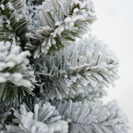 Christmas tree snow can 60 cm Strong and realistic foliage made of PVC, jute base for Christmas tree, small Christmas tree, ready