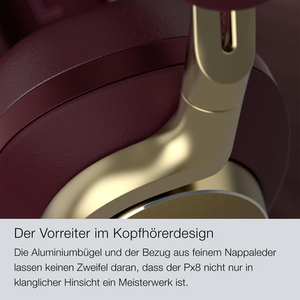 Bowers &amp; Wilkins PX8 lipulaevkõrvaklapid, millel on kõrvaklapid ja mürasummutavad juhtmevabad kõrvaklapid Bluetooth 5.0 ja kiirlaadimisega, 30 tundi kõrglahutusega taasesitust ning sisseehitatud mikrofon - metsarohelised
