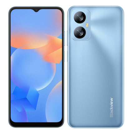 Blackview A52 PRO lukustamata mobiiltelefon, 8GB+128GB (1TB väline SD), 6,5'' 90Hz pisarakujuline ekraan, 13MP+5MP, kahe SIM-kaardiga Android 13 nutitelefon, 5180mAh aku, näotuvastus ja sõrmejäljelugeja, sinine