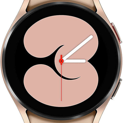 Samsung Galaxy Watch4 BT, Round Bluetooth Smartwatch, Wear OS, Rotating Bezel, Fitness Watch, Fitness Tracker, 40 mm, Pink Gold (German Version)