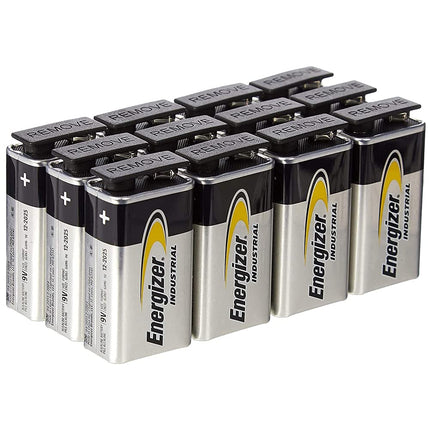 Energizer Industrial Alkaline 6LR61 EN22 9V E-plokk, 12 tk pakendis