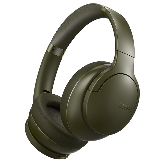 DOQAUS juhtmevabad Bluetooth-kõrvaklapid, kuni 90 tundi kestvad Bluetooth-kõrvaklapid 3 ekvalaiseri režiimiga, HiFi stereo, sisseehitatud mikrofon, kokkupandavad juhtmevabad kõrvaklapid mobiiltelefonidele/iPadile/sülearvutitele/arvutile (rohelised)