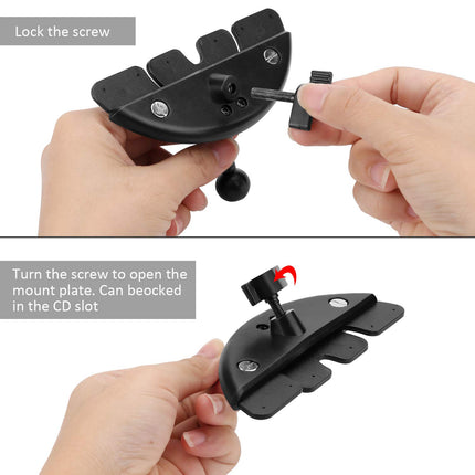 GPS-kinnitus Garmin Nuvi seeria 8,9–17,8 cm (3,5–7 tolli) navigatsioonisüsteemidele, CD-pesa, GPS-kinnitus
