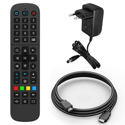 MAG 540w3 originaal Infomir &amp; hb-digital 4K digiboks multimeediapleier interneti-TV vastuvõtja UHD 60FPS 2160p@60 FPS HDMI 2.1 4K ja HEVC tugi USB3.0 ARM Cortex-A35 + HDMI kaabel