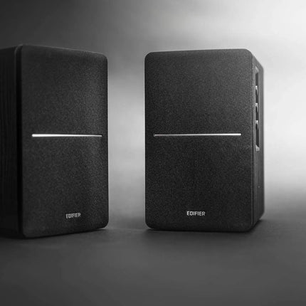 Edifier Studio R1280DB 2.0 aktiivkõlarid, juhtmevabad Bluetooth-riiulikõlarid mustas värvitoonis