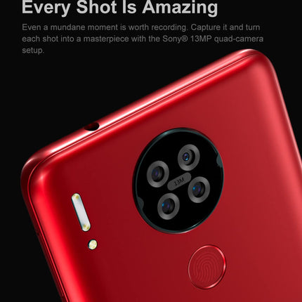 Blackview A80S 4G Smartphone without Contract, Cheap, 6.21'' HD+ Screen, Helio A25 4GB+64GB, 13MP Quad Camera, 4200 mAh Battery, 8.8 mm Thickness, Android 10 Dual-SIM Mobile Phone GPS Fingerprint Black