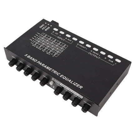 5 Band EQ Graphic Equalizer, Car Stereo Equalizer Stable Transmission Iron Vehicles