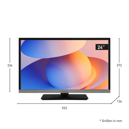 Panasonic TB-24S40AEZ, S40 Series 24-inch HD LED Smart TV, 2024, TiVo, Google and Alexa Voice Control, Gaming Mode, Media Player, HDR, HDMI, Wi-Fi, for an exceptional visual experience