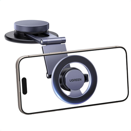 UGREEN MagSafe Car Mount Rotates 360°, Car Phone Holder Suitable for All Car Dashboards Compatible with iPhone 16 15 14 13 12 Pro Max Plus Mini, MagSafe Case