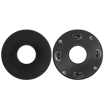 Geekria Comfort Velour Replacement Ear Pads for AKG K121, K121S, K141 MK II, K142 HD Headphones, Headset, Ear Cushions, Repair Parts (Black)
