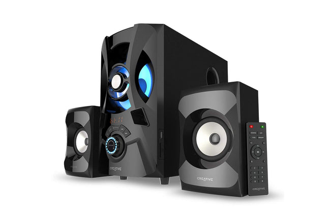 Creative SBS E2900 võimas 2.1 Bluetooth kõlarisüsteem subwooferiga teleri ja arvuti jaoks, must