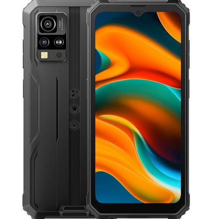 Blackview IP68 lukustamata välitelefon BV4800, 6GB+64GB (1TB laienduskaart), 6.56'' HD+ 120Hz, ArcSoft® 13MP+5MP, Android 13 kahe SIM-kaardiga veekindel nutitelefon, sõrmejäljelugeja, GPS, NFC must