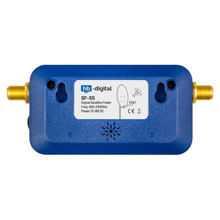 hb-digital SATFINDER with digital LCD display and audio signal + F-connection cable + German instructions Sat-Finder