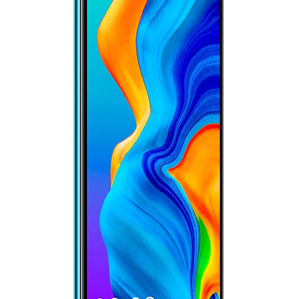 Huawei P30 Lite debloqué 4G nutitelefon (6,15 tolli - 128 GB - topelt nano-SIM - Android 9.0) paabulinnu sinine [Prantsuse versioon]
