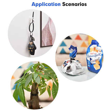 YPLonon cable tie set 300 pieces: cable ties, cable tie holder, screws, black, nylon, 15 cm, round