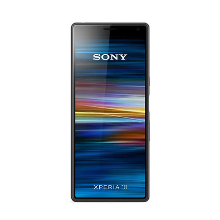 Sony Xperia 10 nutitelefon (15,24 cm (6 tolli) 21:9 Full HD+ ekraan, 64 GB salvestusruum, kaks SIM-kaarti, jagatud ekraan, Android 9) must