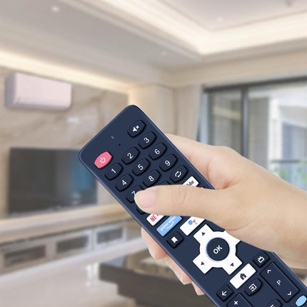 TCNOUMT uus universaalne kaugjuhtimispult, mis sobib Sharp TV 32FG4EA 40FG2EA 32FG2EA Android TV D800208 D800220 jaoks. Ühildub EKO TV K240HSG K43FSG11 K320HSG K58USG Dyon Smart 42 32 40 43 AD 2 jaoks.