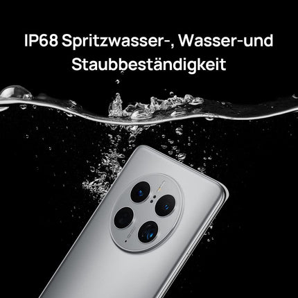 HUAWEI Mate 50 Pro, Ultra Aperture XMAGE Camera, 66W Supercharge, 4700mAh High-Performance Battery, Black, German Version, 8GB + 256GB