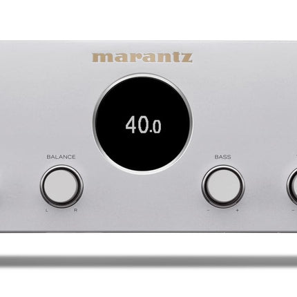 Marantz Stereo 70s võimendi HiFi Stereo, 2.2-kanaliga HiFi võimendi, 75 W/kanal, 6 HDMI sisendit, 8K, HEOS, Bluetooth, Wi-Fi, AirPlay 2, Dolby TrueHD, Alexa ühilduv, hõbedane