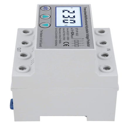 STVP-932 Adjustable Voltage Protector Multifunctional Voltage Protector Adjustable Voltage Protector LCD Undervoltage Protection Overvoltage Protection 230V/400VAC(50A)