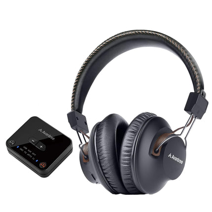 Avantree HT4189 Wireless Headphones for TV, Wireless Headphones for TV Seniors, with Bluetooth Transmitter Set (Optical, 3.5mm AUX), 40 Hours Battery, Plug &amp; Play, No Delay, 30m Range