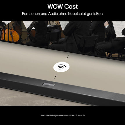 LG DS80TR 5.1.3 Dolby Atmos heliriba (580W) juhtmevaba subwooferiga ja tagumiste kõlaritega (Wow Cast, HDMI, Bluetooth) [2024], must