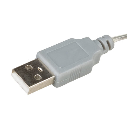 Idena 31486 - Dekoratiivne jõulupuu 20 sooja valge LED-iga, umbes 25 cm kõrge, punaste kuusekaunistuste ja USB-pordiga, kaunistuseks advendi- ja jõuludeks