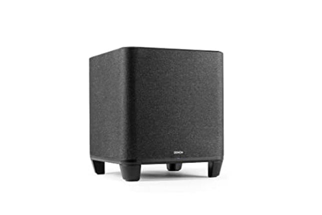 Denoni juhtmevaba subwoofer sisseehitatud HEOS-iga, WiFi, D-klassi võimendi, 8-tolline bassikast kodukino ja muusika jaoks, must