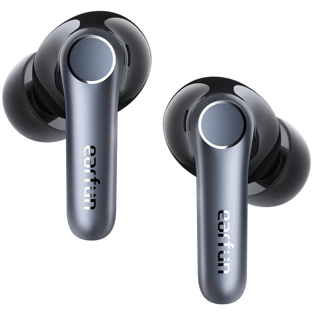 EarFun Air Pro 4 Bluetooth-kõrvaklapid adaptiivse hübriidmüra summutusega, aptX Lossless tehnoloogia, kõrglahutusega heli, LDAC, 6 mikrofoni, cVc 8.0 tehisintellektiga kõned, 52-tunnine aku tööiga, Multipoint, Bluetooth 5.4 ja kõrvasisese tuvastus.